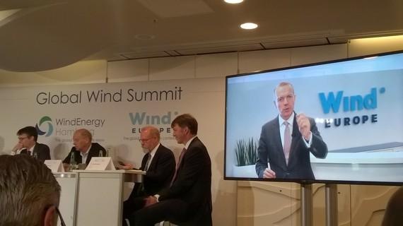 Wind Energy und Wind Europe 2018 | Vorabpressekonferenz zur Wind Energy und zur Wind Europe im September in Hamburg.