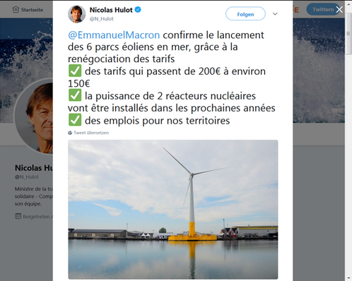 neuer Offshoretarif in Frankreich | Neuer Offshore-Windkraft-Tarif in Frankreich