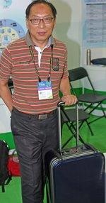 Albert Chang, Sales amp; Department Director der Chang Hong Energy Technology Co., LTD aus Taichung, Taiwan.