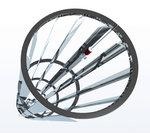 Agile Windturm | Blick von oben in die Turbine