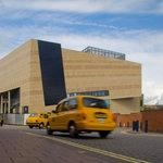 Solaranlage am Derby Quad | A solar array on Derby Quad. If the UK seriously intends to meet its target for PV in 2020, its market will have to be more than three times bigger than the level of April.