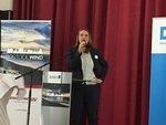 Inga Römer erklärte auf der Rostock Wind die Sichtweise des Nabu zum naturverträglichen Ausbau der Windkraft.