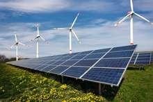 Solar- und Windanlage Kombikraftwerk