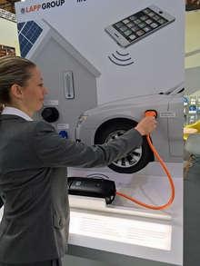 Einfach anschließen - Lapp kommt mit einer Neuheit für die E-Mobilität.