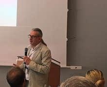 Karl-Heinz Remmers, Vorstand Solarpraxis, referierte auf der Intersolar über die EU-Ziele und deutsche Chancen.