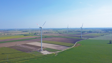 RWE-Windpark im polnischen Żnin.