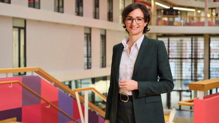 Aurélie Alemany, Vorstandsvorsitzende von Enercity, ein führender, in Hannover ansässiger Energieversorger und Dienstleister. 