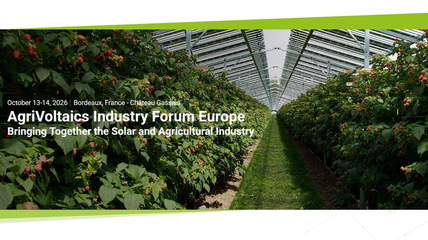 Auf der Konferenz im Château Gassies bei Bordeaux präsentieren die Referenten auch herausragende Projekte der Agri-PV.