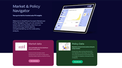 Die neue Datenplattform von Solarpower Europe bietet einen tiefen Einblick in den Photovoltaik- und Speichermarkt.