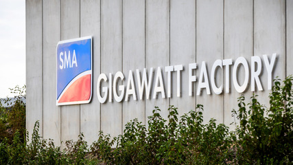 60 Gigawatt Wechselrichterleistung kann SMA in der neuen Fabrik produzieren.