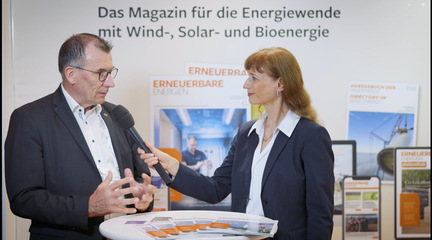 Arge-Netz-Chef Stephan Frense im Videointerview mit ERNEUERBARE ENERGIEN.